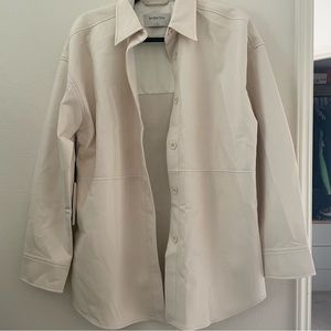 Aritzia Babaton Pelli Vegan Leather Shacket